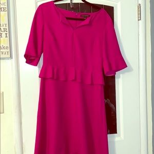 Hot pink Banana Republic dress